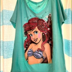 COPY - Disneyland Parks little mermaid T-shirt W 2X